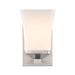 Z-Lite Darcy Brushed Nickel 1 Light Wall Sconce 1939-1S-BN | theLightShop
