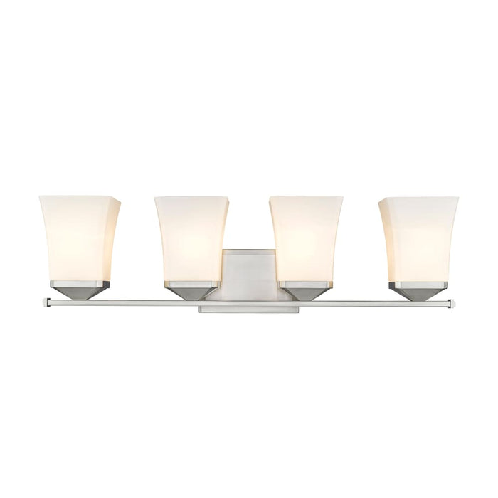 Z-Lite Darcy Brushed Nickel 4 Light Vanity 1939-4V-BN | theLightShop