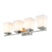 Z-Lite Darcy Brushed Nickel 4 Light Vanity 1939-4V-BN | theLightShop