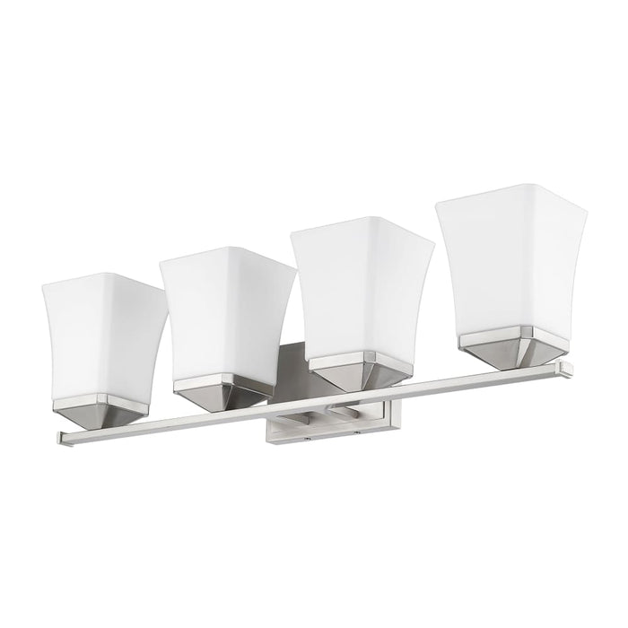 Z-Lite Darcy Brushed Nickel 4 Light Vanity 1939-4V-BN | theLightShop