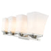 Z-Lite Darcy Brushed Nickel 4 Light Vanity 1939-4V-BN | theLightShop