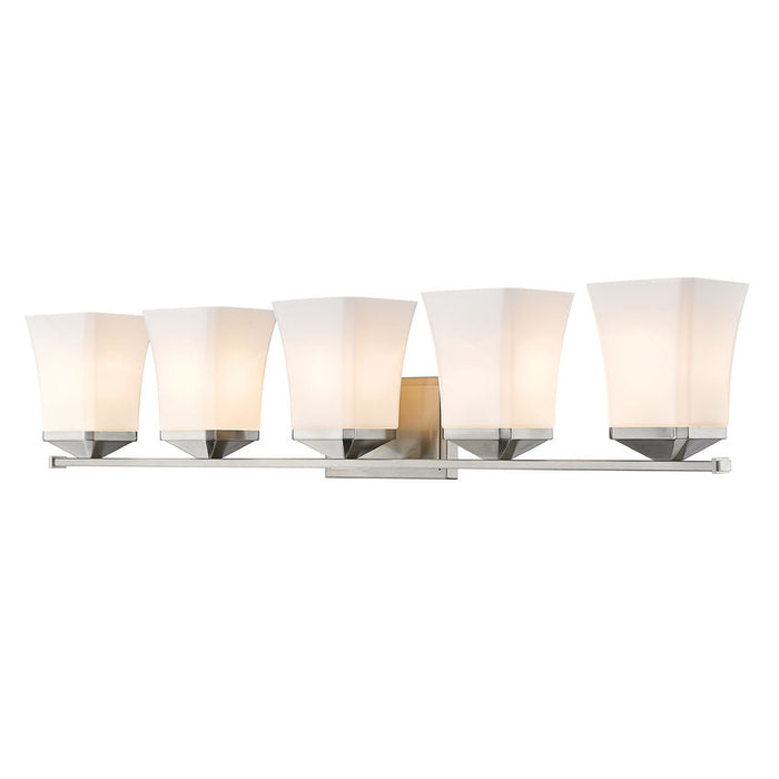 Z-Lite Darcy Brushed Nickel 5 Light Vanity 1939-5V-BN | theLightShop