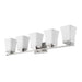 Z-Lite Darcy Brushed Nickel 5 Light Vanity 1939-5V-BN | theLightShop