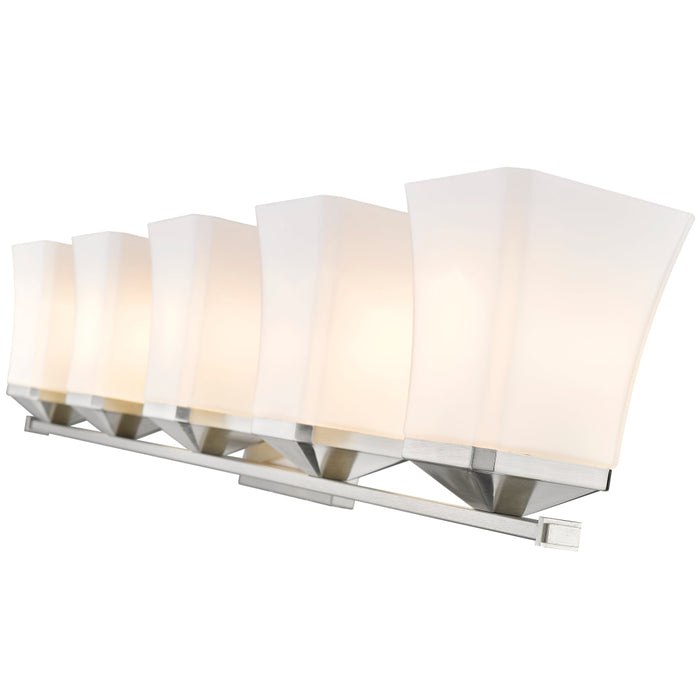 Z-Lite Darcy Brushed Nickel 5 Light Vanity 1939-5V-BN | theLightShop