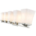 Z-Lite Darcy Brushed Nickel 5 Light Vanity 1939-5V-BN | theLightShop