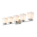 Z-Lite Darcy Brushed Nickel 5 Light Vanity 1939-5V-BN | theLightShop