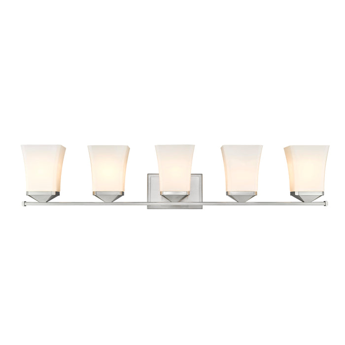 Z-Lite Darcy Brushed Nickel 5 Light Vanity 1939-5V-BN | theLightShop