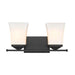 Z-Lite Darcy Matte Black 2 Light Vanity 1939-2V-MB | theLightShop