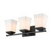 Z-Lite Darcy Matte Black 3 Light Vanity 1939-3V-MB | theLightShop