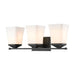 Z-Lite Darcy Matte Black 3 Light Vanity 1939-3V-MB | theLightShop