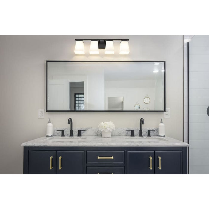 Z-Lite Darcy Matte Black 4 Light Vanity 1939-4V-MB | theLightShop