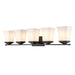 Z-Lite Darcy Matte Black 5 Light Vanity 1939-5V-MB | theLightShop