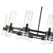 Z-Lite Datus Matte Black Chandelier 4008-12MB | theLightShop