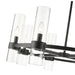 Z-Lite Datus Matte Black Chandelier 4008-8MB | theLightShop