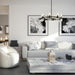 Z-Lite Datus Matte Black Chandelier 4008-8MB | theLightShop