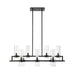 Z-Lite Datus Matte Black Island Billiard 4008-10MB | theLightShop
