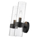Z-Lite Datus Matte Black Wall Sconce 4008-2S-MB | theLightShop