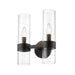 Z-Lite Datus Matte Black Wall Sconce 4008-2S-MB | theLightShop