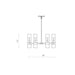 Z-Lite Datus Polished Nickel Chandelier 4008-6PN | theLightShop