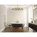 Z-Lite Datus Rubbed Brass Chandelier 4008-12RB | theLightShop