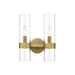 Z-Lite Datus Rubbed Brass Wall Sconce 4008-2S-RB | theLightShop