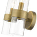 Z-Lite Datus Rubbed Brass Wall Sconce 4008-2S-RB | theLightShop