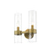 Z-Lite Datus Rubbed Brass Wall Sconce 4008-2S-RB | theLightShop