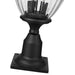 Z-Lite Davina Outdoor Pier Mounted Fixture Black 3 Light 5016PHMR-533PM-BK | theLightShop
