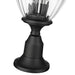 Z-Lite Davina Outdoor Pier Mounted Fixture Black 3 Light 5016PHMR-553PM-BK | theLightShop
