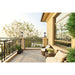Z-Lite Davina Outdoor Pier Mounted Fixture Black 3 Light 5016PHMR-553PM-BK | theLightShop