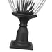 Z-Lite Davina Outdoor Pier Mounted Fixture Black 4 Light 5016PHBR-533PM-BK | theLightShop