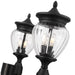 Z-Lite Davina Outdoor Post Mounted Fixture Black 3 Light 5016PHMR-3-564P-BK | theLightShop