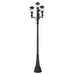 Z-Lite Davina Outdoor Post Mounted Fixture Black 3 Light 5016PHMR-4-564P-BK | theLightShop