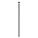 Z-Lite Davina Outdoor Post Mounted Fixture Black 3 Light 5016PHMR-5009P120-BK | theLightShop