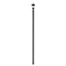 Z-Lite Davina Outdoor Post Mounted Fixture Black 3 Light 5016PHMR-5009P120-BK | theLightShop