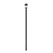 Z-Lite Davina Outdoor Post Mounted Fixture Black 3 Light 5016PHMR-5009P96-BK | theLightShop