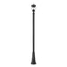Z-Lite Davina Outdoor Post Mounted Fixture Black 3 Light 5016PHMR-5011P-BK | theLightShop