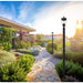 Z-Lite Davina Outdoor Post Mounted Fixture Black 3 Light 5016PHMR-5012P-BK | theLightShop