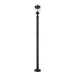 Z-Lite Davina Outdoor Post Mounted Fixture Black 3 Light 5016PHMR-5012P-BK | theLightShop