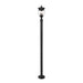 Z-Lite Davina Outdoor Post Mounted Fixture Black 3 Light 5016PHMR-5012P-BK | theLightShop