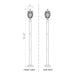 Z-Lite Davina Outdoor Post Mounted Fixture Black 3 Light 5016PHMR-5012P-BK | theLightShop