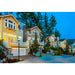 Z-Lite Davina Outdoor Post Mounted Fixture Black 3 Light 5016PHMR-5012P-BK | theLightShop