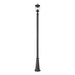 Z-Lite Davina Outdoor Post Mounted Fixture Black 3 Light 5016PHMR-519P-BK | theLightShop