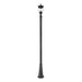 Z-Lite Davina Outdoor Post Mounted Fixture Black 3 Light 5016PHMR-519P-BK | theLightShop