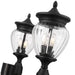 Z-Lite Davina Outdoor Post Mounted Fixture Black 3 Light 5016PHMR-3-564P-BK | theLightShop