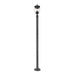 Z-Lite Davina Outdoor Post Mounted Fixture Black 3 Light 5016PHMR-567P-BK | theLightShop