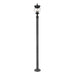 Z-Lite Davina Outdoor Post Mounted Fixture Black 3 Light 5016PHMR-567P-BK | theLightShop