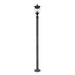 Z-Lite Davina Outdoor Post Mounted Fixture Black 3 Light 5016PHMR-567P-BK | theLightShop