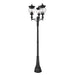 Z-Lite Davina Outdoor Post Mounted Fixture Black 4 Light 5016PHBR-3-564P-BK | theLightShop