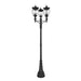 Z-Lite Davina Outdoor Post Mounted Fixture Black 4 Light 5016PHBR-3-564P-BK | theLightShop